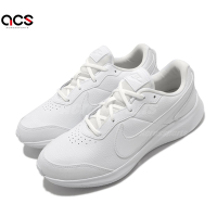 Nike 休閒鞋 Varsity Leather 運動 女鞋 輕量 舒適 皮革 質感 簡約 穿搭 全白 CN9146-101
