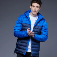 【NAUTICA】男裝 COMPETITIO防寒連帽保暖外套(藍色)