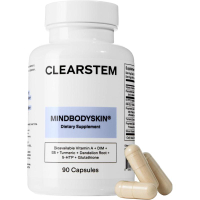 CLEARSTEM - MINDBODYSKIN Hormonal Acne Supplement (5-HTP) - Natural DIM Supplement - Skin Care Vitam