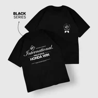 WINNER HOOD β Pria Punya Honda WIN / Kaos Honda WIN / T-Shirt Honda WIN Hitam,L