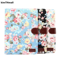 Case For Samsung Galaxy Tab S4 2018 10.5'' T830 T835 Cover Smart leather flower soft case for Galaxy Tab S4 10.5 case kimTHmall