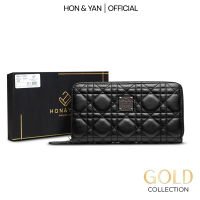 HONYAN GOLD Dompet Panjang Wanita Kulit Original Branded Terbaru - Zalmore