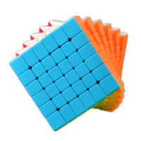 [COD] Qiyi 4x4 5x5 6x6 7x7 Kiub Kelajuan Profesional Hitam dan Pelekat QiYi 7x7x7 6x6x6 Kiub Ajaib T