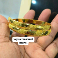 Gelang lilit keong lapis emas kuat