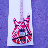 left handed Kram 5150 electric guitar Eddie Van Halen lefty 5150 striped guitar free shipping backhanded guitarra