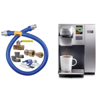 Dormont - Safety System Kit, 3/4" Diameter &amp; Keurig K155 Office Pro Single Cup Commercial K-Cup Pod Coffee Maker, Silver