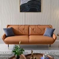 沙發 沙發椅 北歐風格簡約現代公寓家用客廳三人沙發組合輕奢皮藝小戶型沙發
