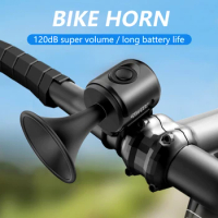 TWOOC 120 dB Electric Bike Bell Sounds Alarm Bell Waterproof Safety Electric Bicycle Horn For Handlebars