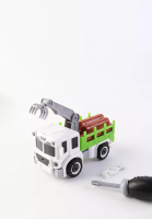 Okiedog Okiedog Diy Robo Truck Timber Truck White - Mainan Robot Truk Anak