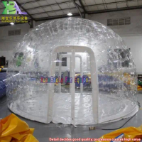 5m Inflatable Clear Dome Tent For Event, Inflatable Transparent Igloo Bubble