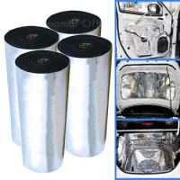 1 Roll 50x200cm 50x300cm Car Sound Proofing Deadening Mat for Truck Van Anti-Noise Insulation Cotton Heat Proofing Deadener Foam
