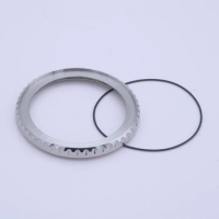Knurled Watch Bezel Fit SKX007 SKX009 SRPD Watch Case Rims Stainless Steel Ring Fit SKX011 SKX171 SKX173 Silver Polished Finish