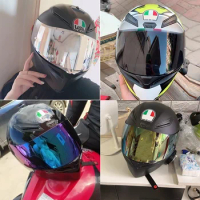 Anti-explosion UV Protection Motorcycle Helmet Visor Lens Full face Windshield Accessories motocross Fit for AGV K1 K3SV K5