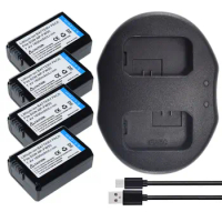 4x NP-FW50 Battery + LCD USB Charger for Sony A7 II A7R A7S Alpha A6000 A5000 NEX 5T 3N
