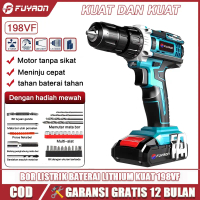 FUYAON Mesin Bor Listrik Cordless Mesin Bor Impact Drill Mesin Bor Baterai Set Bor Listrik Impact Bo