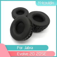 YHcouldin Earpads For Jabra Evolve 20 20SE Headphone Accessaries Replacement Wrinkled Leather