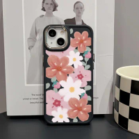 For iPhone 14 Pro Max Case Flower Case For iPhone 11 Case iPhone 13 Pro 12 Pro Max XR X XS Max 8 7 Plus SE Soft Clear Cover