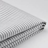 RAMNEFJÄLL 床框布套, klovsta 灰色/白色, 150x200 公分