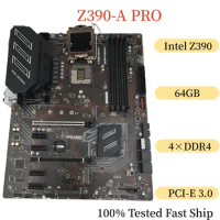 For MSI Z390-A PRO Motherboard 64GB LGA 1151 DDR4 ATX Mainboard 100% Tested Fast Ship