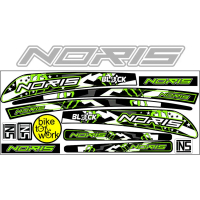 STIKER DECAL STIKER VARIASI STRIPING VARIASI SEPEDA LIPAT PACIFIC NORIS MOTIF MONTER STRIPING VARIAS