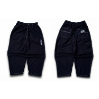 CELANA PANJANG BAGGY CODUROY HITAM BORDIR SPESIAL ART CHROWAY SERIES NOTBADCLUB