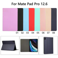 For Huawei Matepad Pro 12.6 Case 2021 WGR-W09/W19/AN19 PU Leather TPU Flip Fold Shell For Matepad Pro 12.6 2021 Cover + Pen