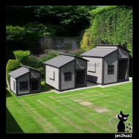 Practical Hot Sale Outdoor Large Solid wood dog house rainproof waterproof dog cage dog house cat ho