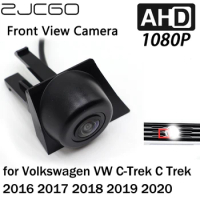 ZJCGO Car Front View LOGO Parking Camera AHD 1080P Night Vision for Volkswagen VW C-Trek C Trek 2016 2017 2018 2019 2020