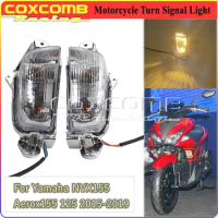 Motorcycle Accessories 12V 10W Front Blinker Lights For Yamaha NVX155 Aerox155 125 2015-19 Amber LED Turn Signal Indicator Light