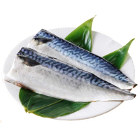 【上野物產】台灣產 宜蘭薄鹽鯖魚片 x30片(120g±10%/片 海鮮/鯖魚/魚)