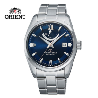 ORIENT STAR 東方之星 CLASSIC系列 經典動力儲存機械錶 鋼帶款 藍色 RE-AU0005L - 39.3mm