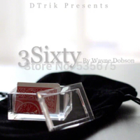 3 Sixty W D Magic Tricks Stage Close Up Magia Box Appear Vanish Magie Playing Card Magica Mentalism Illusion Gimmick Props