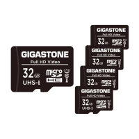 【GIGASTONE 立達】超值5入組microSDHC UHS-Ⅰ U1 32GB相機攝影記憶卡(32G/支援兒童相機/手機/相機/音箱)