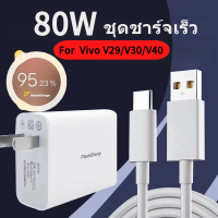 [COD]สำหรับ VIVO 80W ชุดชาร์จเร็ว FlashCharge สายชาร์จ + หัวชาร์จ พร้อมอะแดปเตอร์  Type C สำหรับ Viv