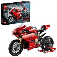 【LEGO 樂高】科技系列 Ducati Panigale V4 R 42107 玩具車 模型(42107)