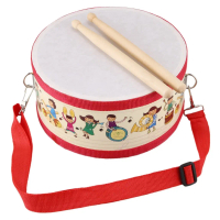 Drum Wood Kids Early Educational Musical Instrument For Children Baby Toys Beat Instrument Hand Drum