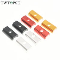 TWTOPSE Cycling Magnetic Bicycle Hinge Clamp Plate Lever Set For Brompton Folding Bike 3SIXTY C Hook Clamp Plate Aluminum Alloy
