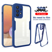 360 Full Body Cover Protector For Samsung A 02 12 32 52 72 5G Double Protective HD PET Film Case For Galaxy A 32 52 72 4G Coque