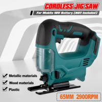 21V 65mm Cordless Jig Saw Electric Saw Electric Saws Cutter For Woodworking Scroll Saws Power Tool For Makita 18V Battery