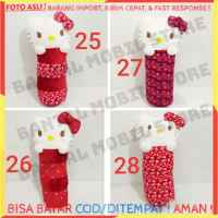 BANTAL GULING TIDUR ANAK BAYI BALITA BABY DEWASA BONEKA KUCING CAT HELLO KITTY MERAH PUTIH JUMBO BES