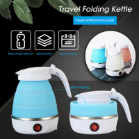 Foldable Portable Teapot Water Heater 600ml 110V 220V Electric Kettle For Travel Home Tea Pot Water Kettle Free Shipping