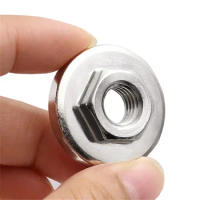 1Pc Hex Nut Set Tools Replacement for Angle Grinder Chuck Locking Plate Quick Clamp Stainless Steel for 100 Type Angle Grinder