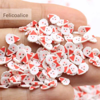 20g Polymer Clay Slices Colorful Sprinkles For Slimes Filling HandCraft Phone Shell DIY Christmas Halloween Decoration