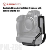 SUNWAYFOTO PNL-Z8G L-bracket for Nikon Z8 with battery grip MB-N12 Arca Swiss Plate