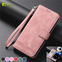 For Redmi 12 5G Case Business Magnetic Leather Flip Stand Wallet Phone Cover For Xiaomi Redmi 12 12C Note 12R 12S Redmi12 Cases