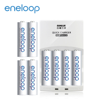 Panasonic eneloop低自放電充電電池組(4號8入＋智慧型充電器）
