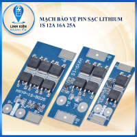 Mạch Bảo Vệ Pin Sạc Lithium 1S 12A 16A 25A Lipo4, Cho Đèn Năng Lượng Mặt Trời Pin Sắt 3.2v