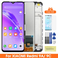 6.53" Screen for Xiaomi Redmi 9A M2006C3LG Lcd Display Touch Screen Digitizer with Frame for Xiaomi Redmi 9C M2006C3MG M2006C3MT