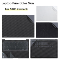 Laptop Stickers For ASUS ZenBook 14 OLED DUO (2024) UX8406 UX8406M 14-inch Laptop Carbon fiber Vinyl Protection