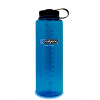 美國《Nalgene》專業水壺1500cc寬嘴水壼  灰藍色